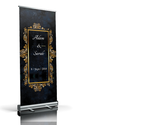 Welkomstbord - Darkblue welkomstbord