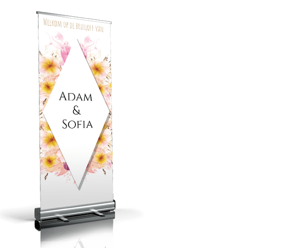Welkomstbord - Flowerino welkomstbord