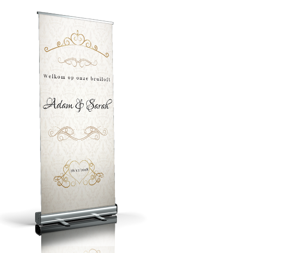 Welkomstbord - Golden Vintage welkomstbord