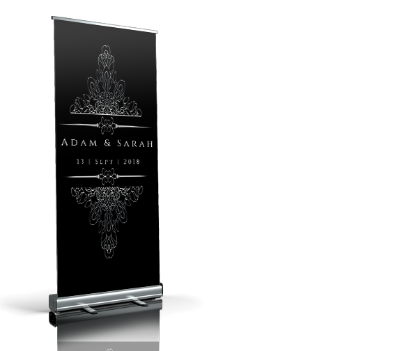 Welkomstbord - Luxury Silver welkomstbord