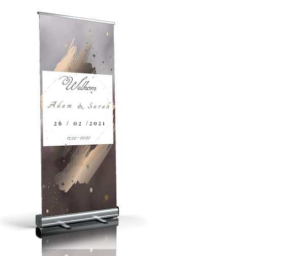 Welkomstbord - Golden Details welkomstbord