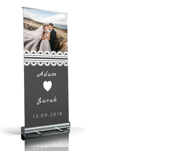 Half picture (eigen foto) welkomstbord Half picture (eigen foto) welkomstbord