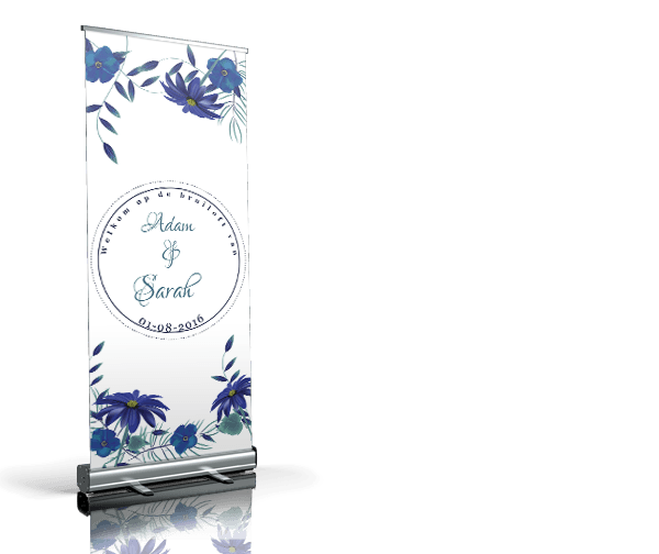 Welkomstbord - Viooltje welkomstbord