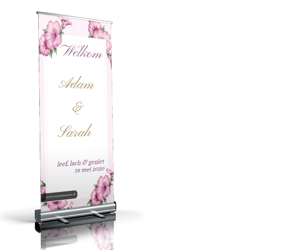 Watercolor Floral welkomstbord Watercolor Floral welkomstbord