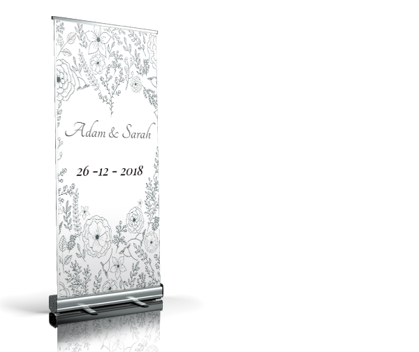 Welkomstbord - Basic flowers welkomstbord