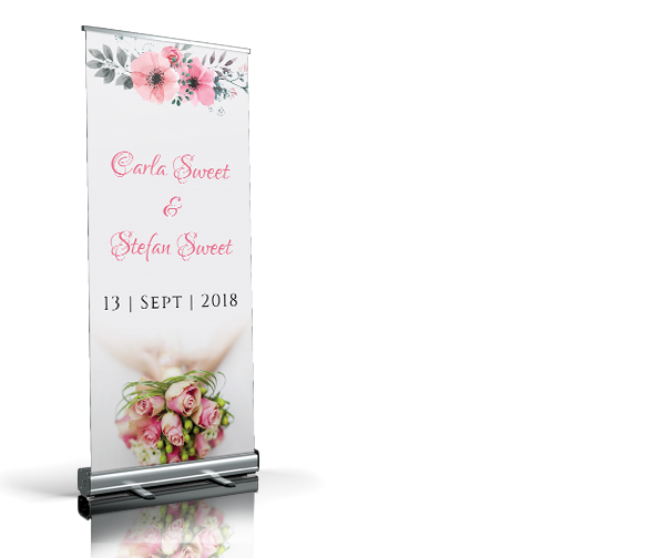 Welkomstbord - Double flower welkomstbord