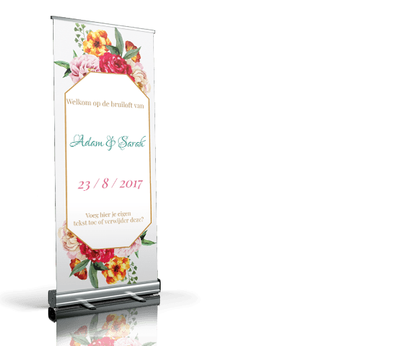 Welkomstbord - Echinea welkomstbord