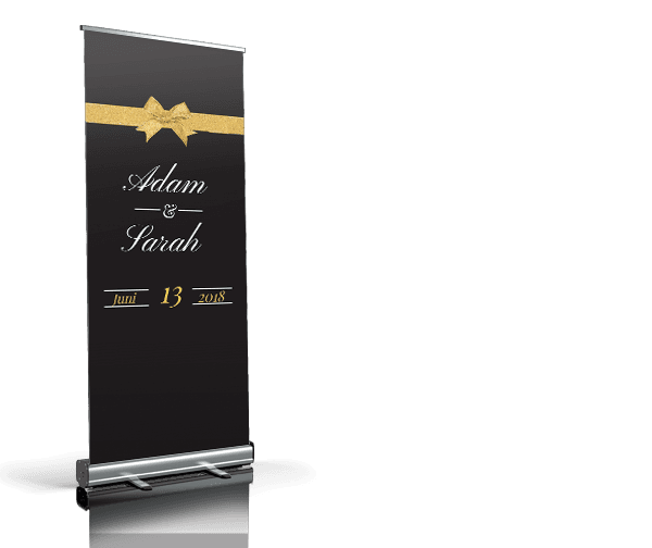 Welkomstbord - Golden surprise welkomstbord