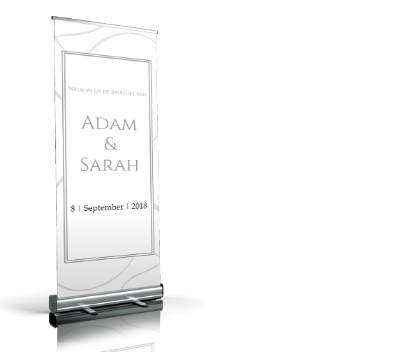 Welkomstbord - Grayline welkomstbord