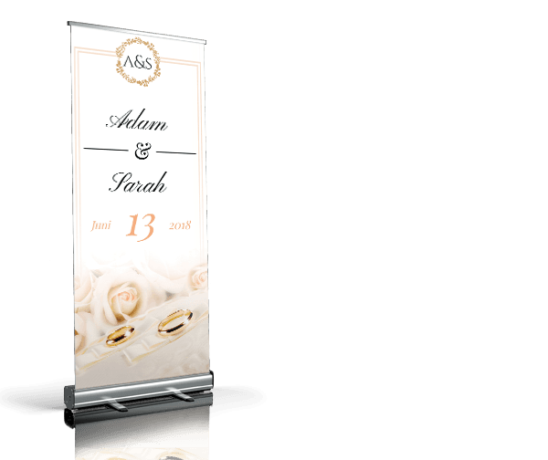 Welkomstbord - Pinkring welkomstbord