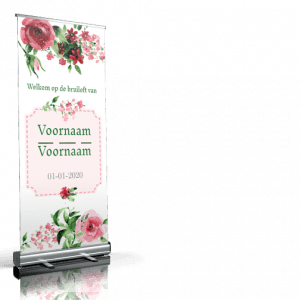 Gepersonaliseerd welkomstbord Gepersonaliseerd welkomstbord