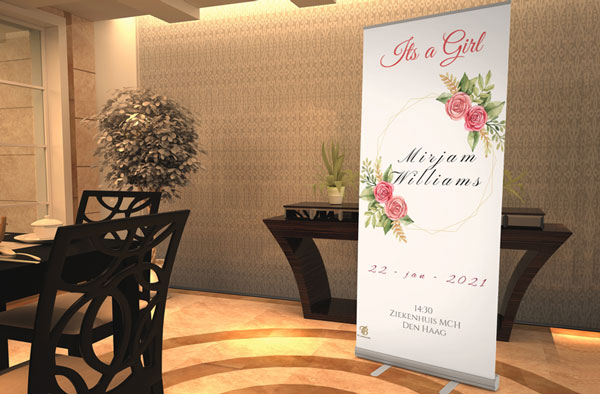 Trouwbord als persoonlijke welkomstbord