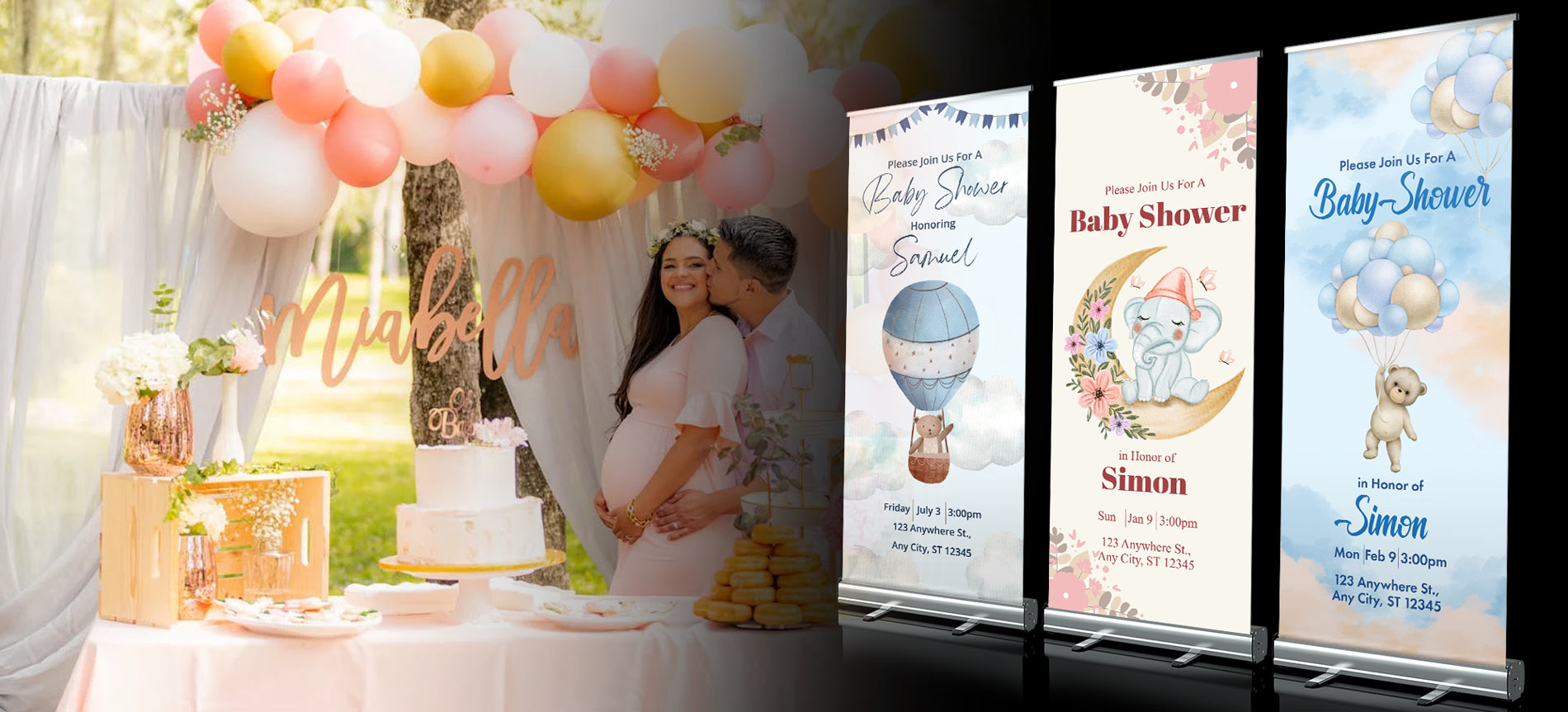 Welkomstbord-Babyshower-borden Welkomstbord