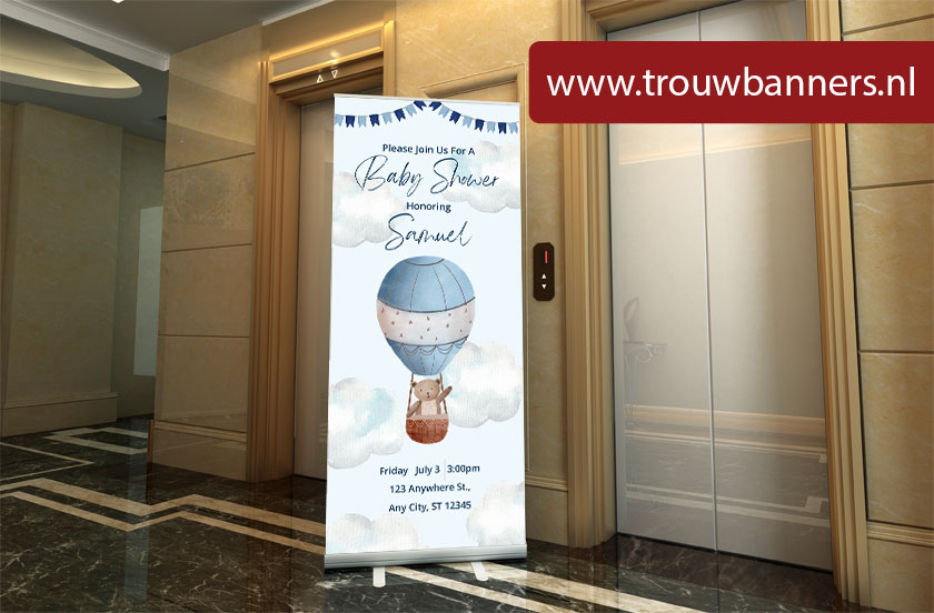 Welkomstbord babyshower