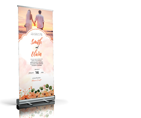 Welkomstbord - Banner Couple