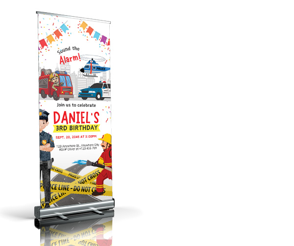 Welkomstbord - Rescue Party